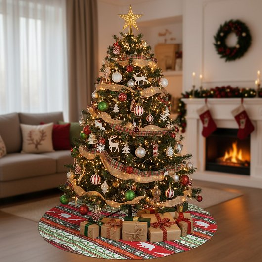 Kerstmis in het bos kerstboom rok