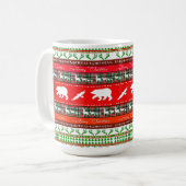 Kerstmis in het bos koffiemok (Voorkant links)