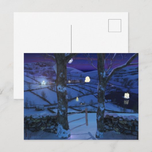 Kerstmis in het Briefkaart Glen (Voorkant / Achterkant)