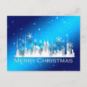 Kerstmis in het briefkaart van de stad (Voorkant)