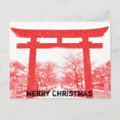 Kerstmis in het Briefkaart van Japan (Voorkant)