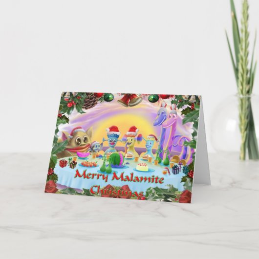 Kerstmis in het Brimest Palace Feestdagen Kaart (Voorkant)