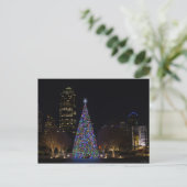 Kerstmis in het centrum van Dallas Briefkaart (Staand voorkant)
