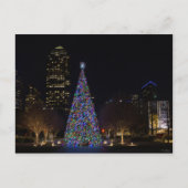 Kerstmis in het centrum van Dallas Briefkaart (Voorkant)