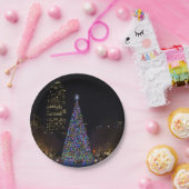 Kerstmis in het centrum van Dallas Papieren Bordje (Feest)