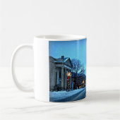 Kerstmis in het dorp Suffern Design #2 Koffiemok (Links)