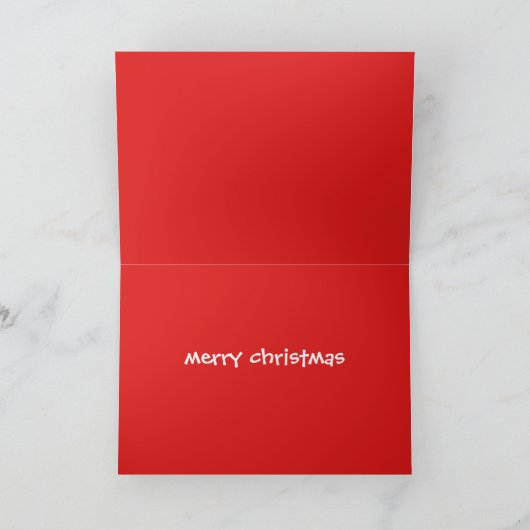 Kerstmis in het Franse Bulldog Quartet Feestdagen Kaart (Binnen)