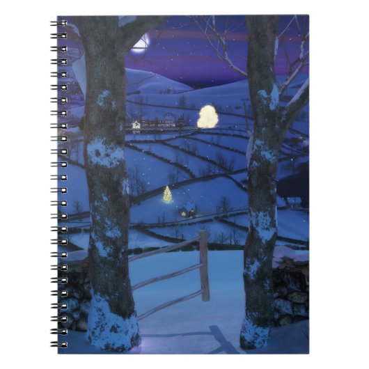 Kerstmis in het Glen Notitieboek (Voorkant)