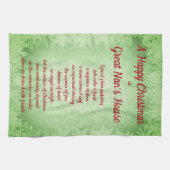 Kerstmis in het Great Nan House Kitchen Towels Theedoek (Horizontaal)