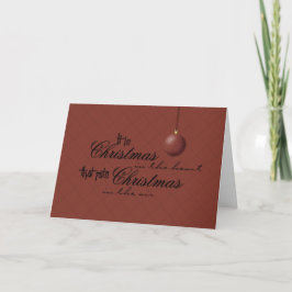 Kerstmis in het hart feestdagen kaart