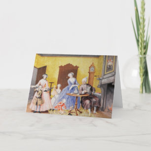 Kerstmis in het Koninklijk Huishouden van de Empre Feestdagen Kaart