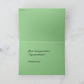 Kerstmis in het land feestdagen kaart (Binnen)