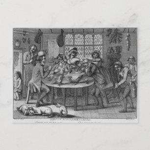 Kerstmis in het land feestdagenkaart