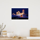 Kerstmis in het licht van de nubble poster (Keuken)