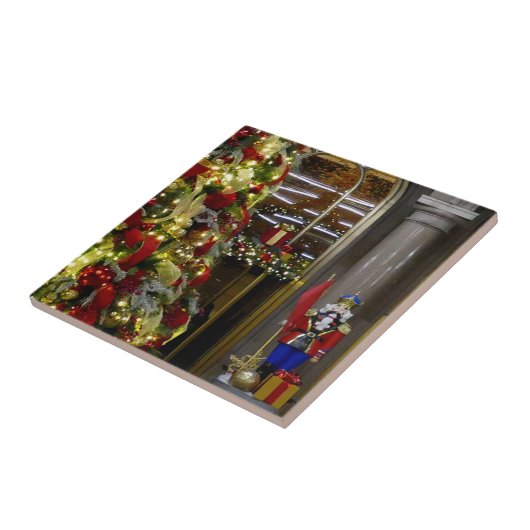 Kerstmis in het Lotte New York-paleis - Tegeltje (Zijkant)