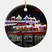 Kerstmis in het meer van Havasu Keramisch Ornament (Achterkant)