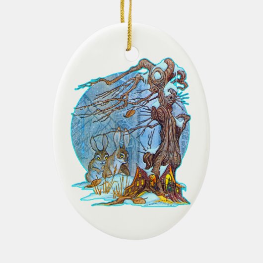 Kerstmis in het Ornament Elf Hall (Achterkant)