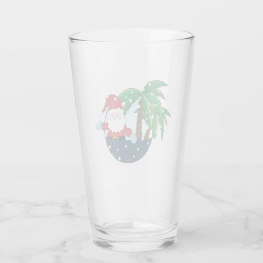 Kerstmis in het Paradijs Glas (Achterkant)