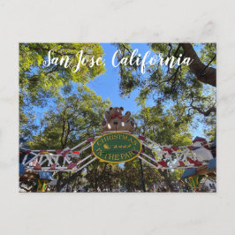 Kerstmis in het park - San Jose, CA Briefkaart