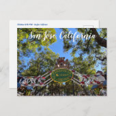 Kerstmis in het park - San Jose, CA Briefkaart (Voorkant / Achterkant)