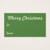 Kerstmis in het Parlement in de boswinter Visitekaartjes (Achterkant)