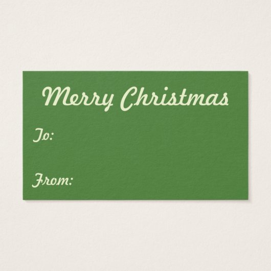 Kerstmis in het Parlement in de boswinter Visitekaartjes (Achterkant)