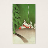 Kerstmis in het Parlement in de boswinter Visitekaartjes (Voorkant)