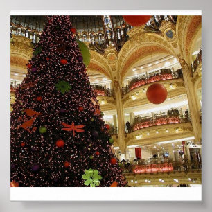 Kerstmis in het Poster van Parijs