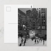 Kerstmis in het Rockefeller Center | New York City Briefkaart (Voorkant / Achterkant)