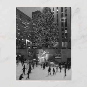 Kerstmis in het Rockefeller Center New York City Briefkaart