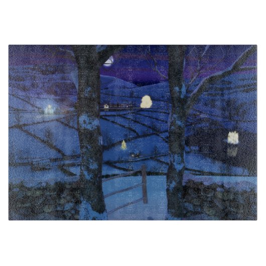 Kerstmis in het snijcomité van de genen snijplank (Voorkant)