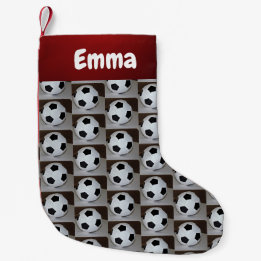 Kerstmis in het voetbal kleine kerstsok