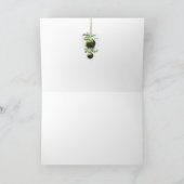 Kerstmis in het Wenskaart van het hart Feestdagen Kaart (Binnen)