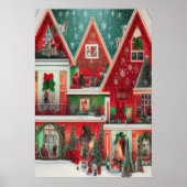 Kerstmis in huis | AI Art Poster (Voorkant)