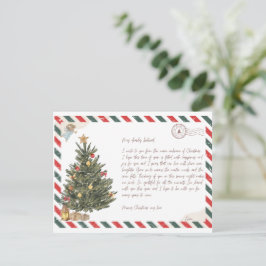 Kerstmis in jou briefkaart