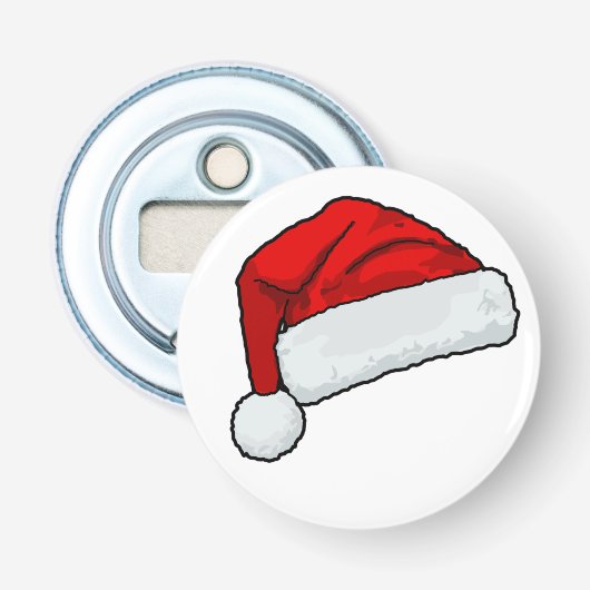 Kerstmis in jou button flesopener (Voorkant)