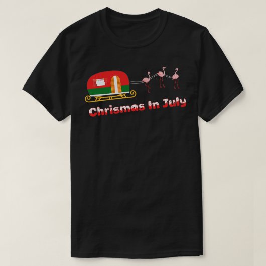 Kerstmis in juli (16) t-shirt (Design voorkant)