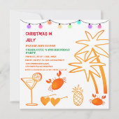 Kerstmis in juli 2010 kaart (Voorkant)