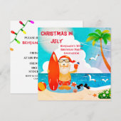 Kerstmis in juli 2010 kaart (Voorkant / Achterkant)