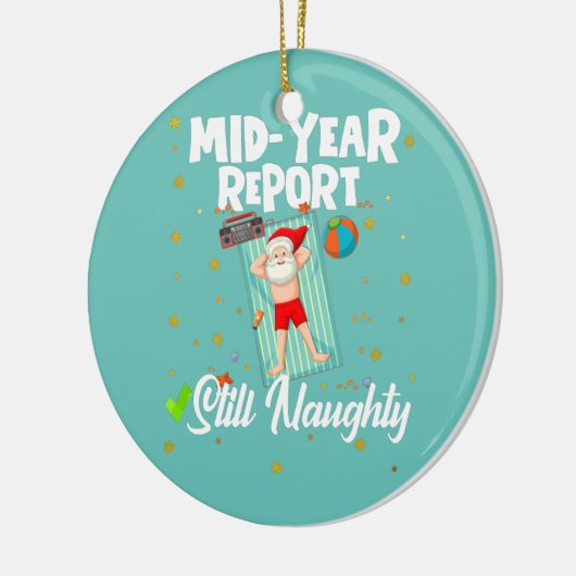 Kerstmis in juli 2010 keramisch ornament (Links)