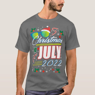 Kerstmis in juli 2022 t-shirt