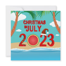 Kerstmis in juli 2023 Watermeloen Beach