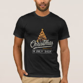 Kerstmis in juli 2024 Shirt, Zomer Sinterklaas T-shirt (Voorkant)