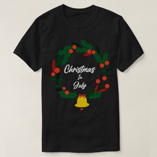 Kerstmis in juli (3) t-shirt (Design voorkant)