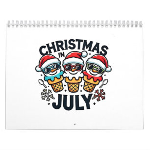 Kerstmis in juli 4 juli ijs USA  Kalender