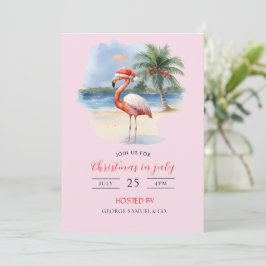 Kerstmis in juli Aangepaste bedrijfsnaam Logo & Te Kaart