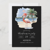 Kerstmis in juli Aangepaste bedrijfsnaam Logo & Te Kaart (Voorkant)