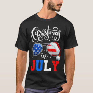 Kerstmis in juli American Sunbril Summer Part T-shirt