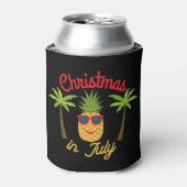 Kerstmis in juli anananas blikjeskoeler (Blikje Voorkant)