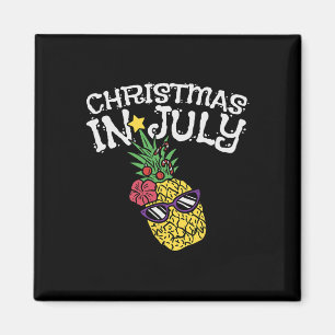 Kerstmis in juli ananas grappige zomer tropisch magneet
